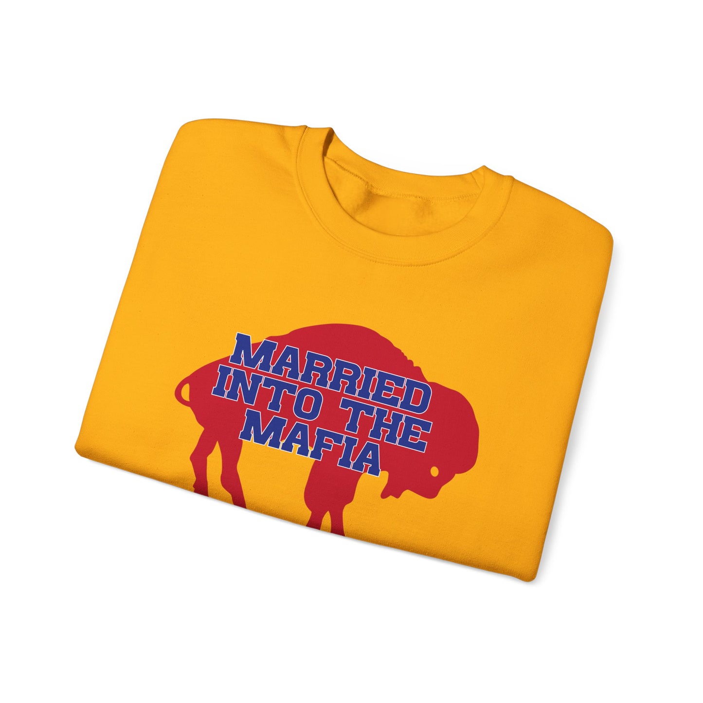 Married Into the Mafia Buffalo Bills Football Bills Mafia Crewneck Sweatshirt