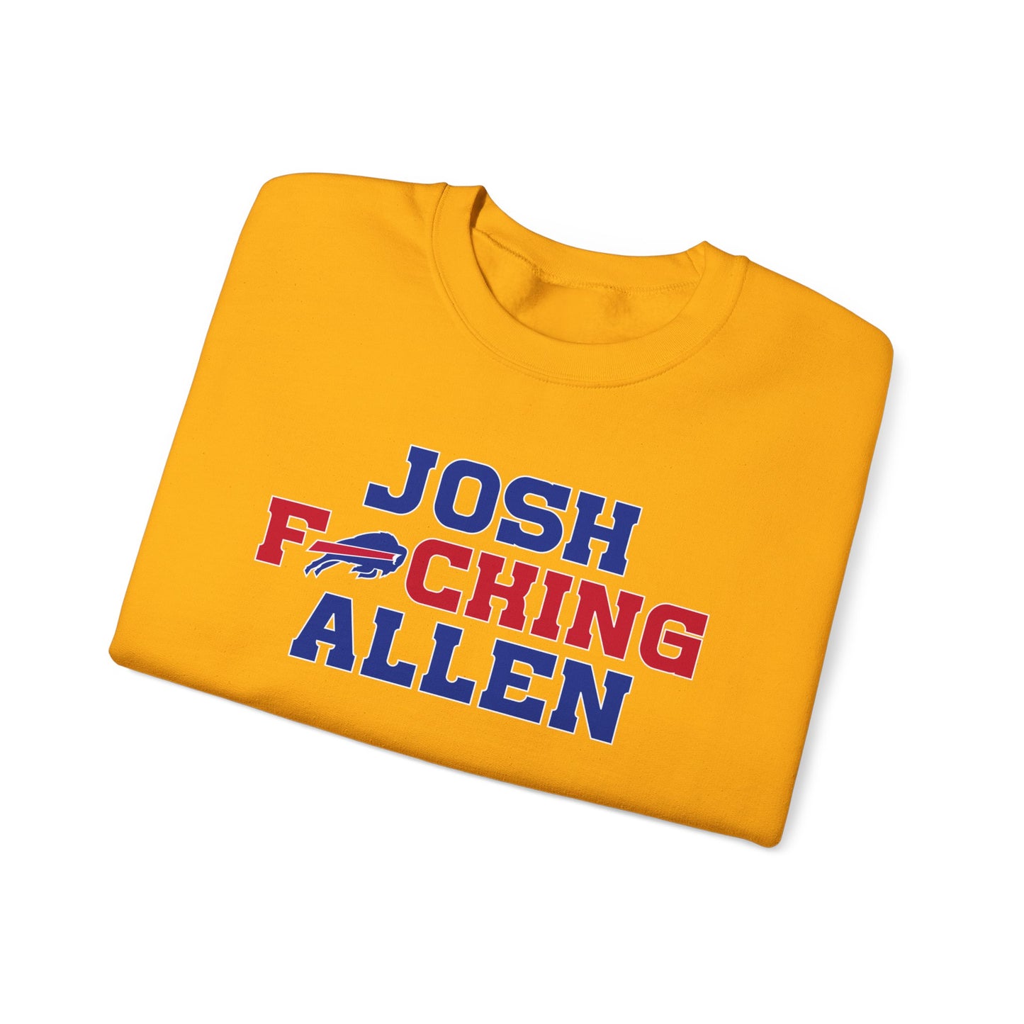 Josh Freaking Allen Bills Mafia #17 Buffalo Bills Football Crewneck Sweatshirt