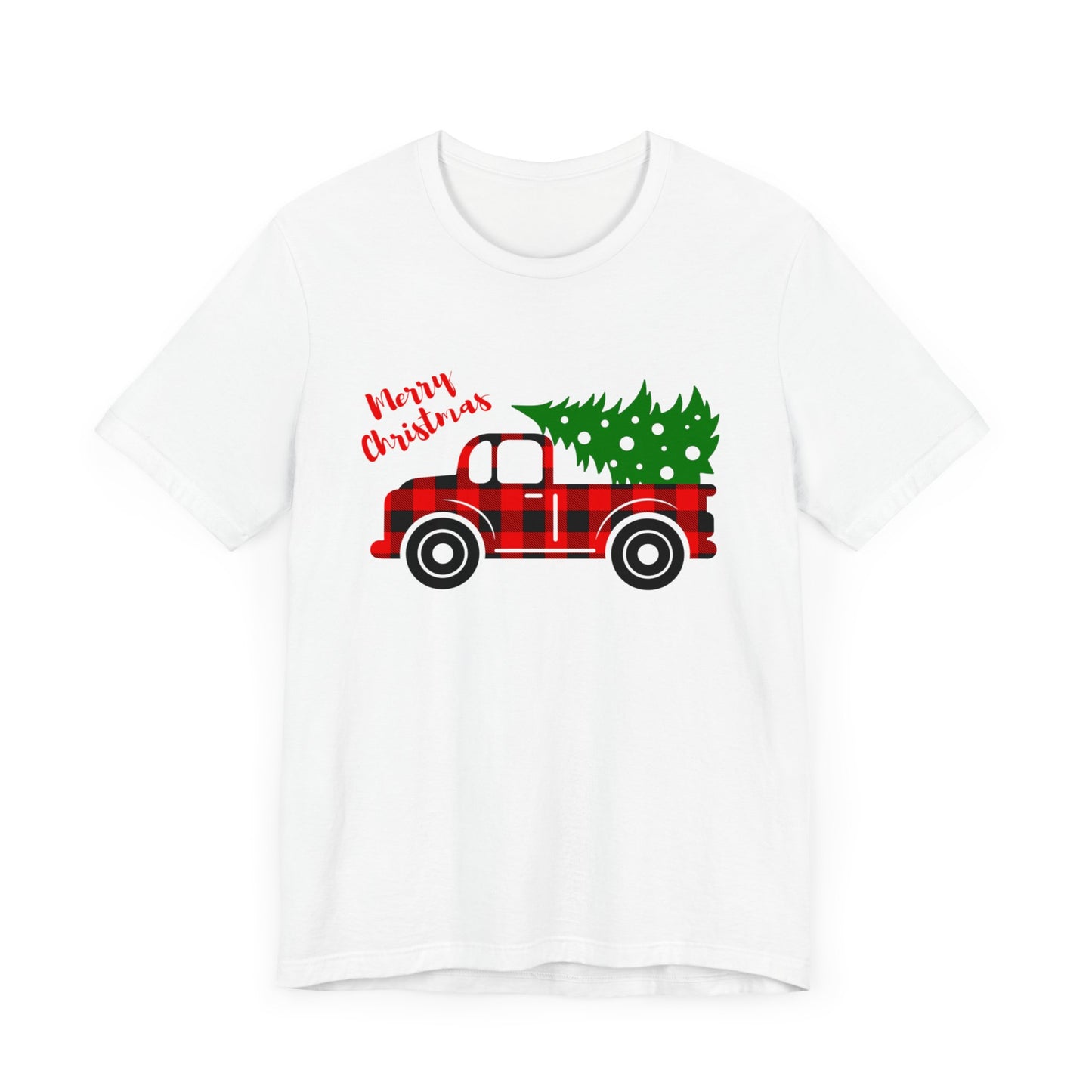 Merry Christmas Truck Retro Tshirt