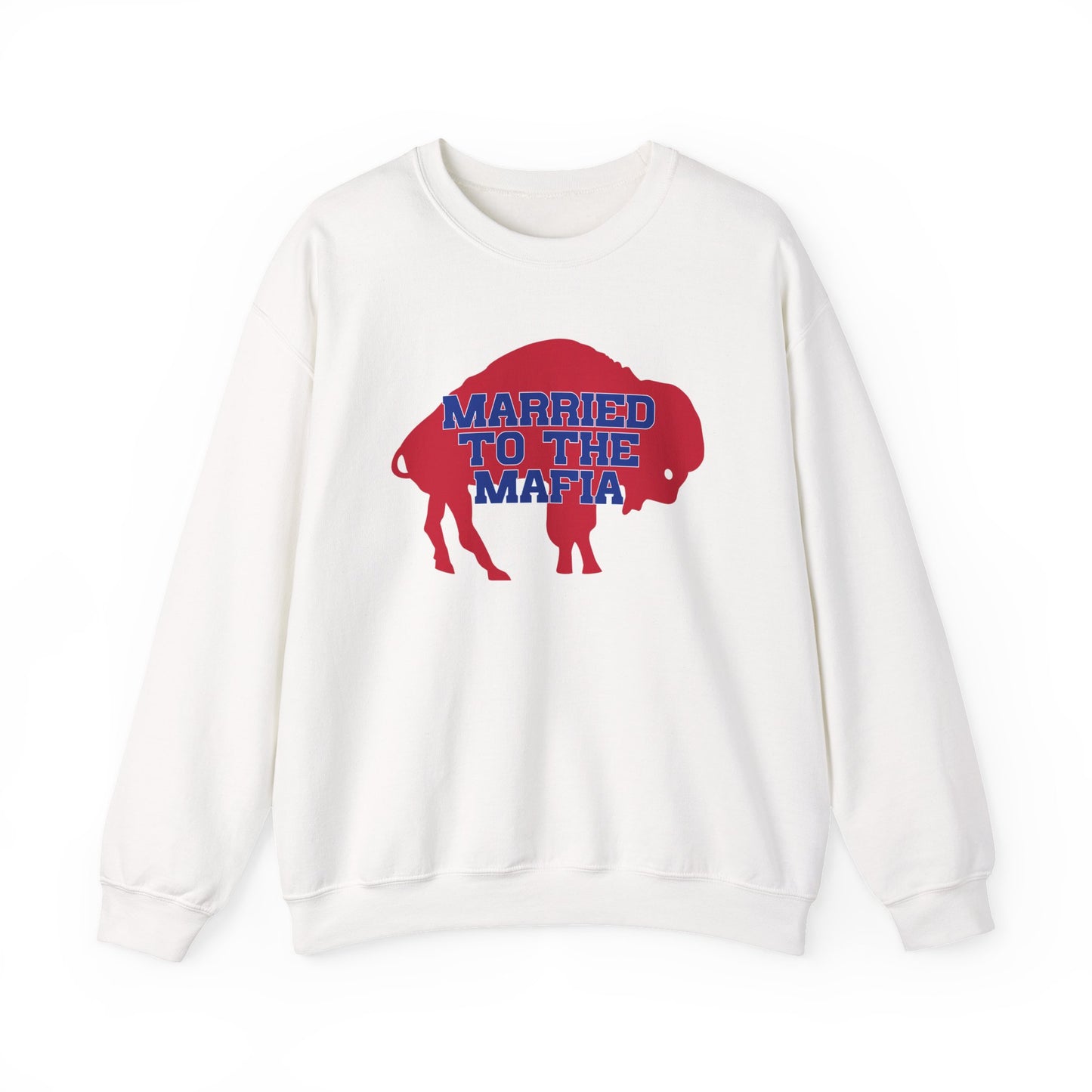 Married to the Mafia Buffalo Bills Football Crewneck Sweatshirt