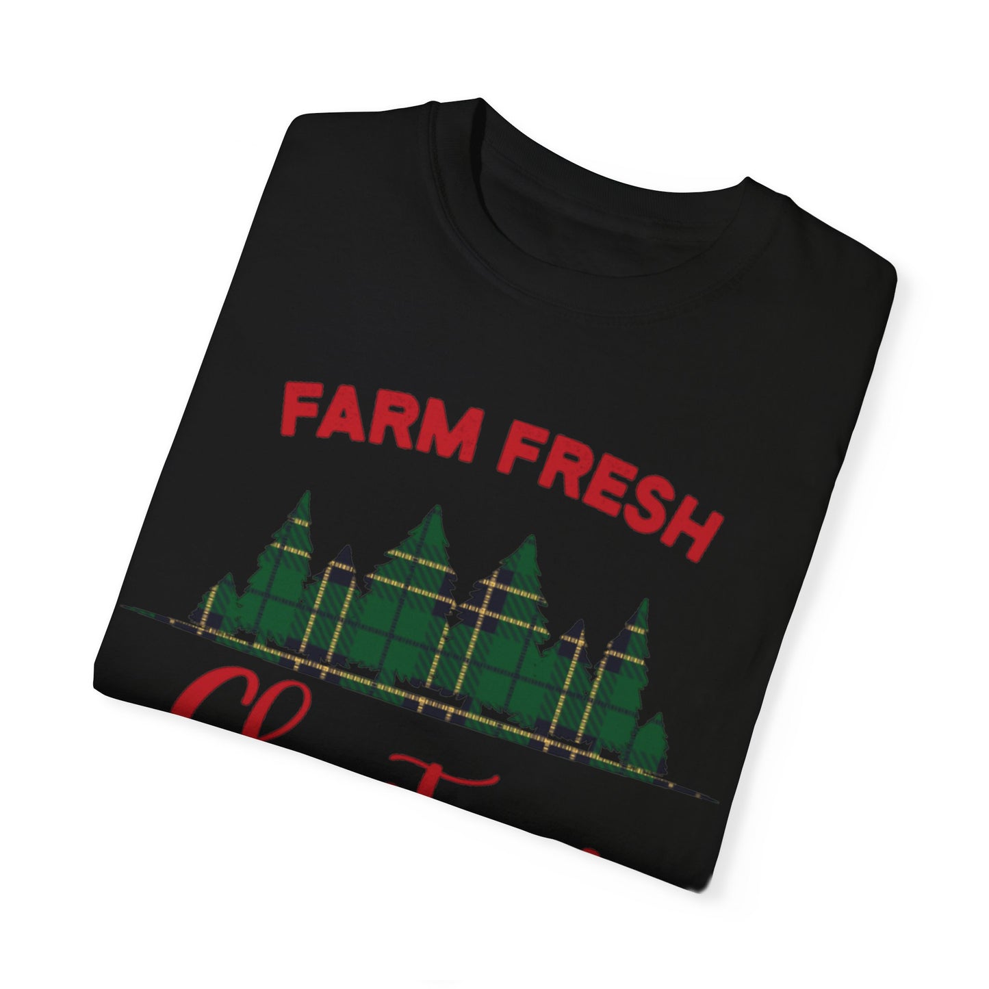 Plaid Farm Fresh Christmas Trees Tshirt