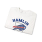 Hamlin Strong #3 Damar Hamlin Buffalo Bills Logo Crewneck Sweatshirt