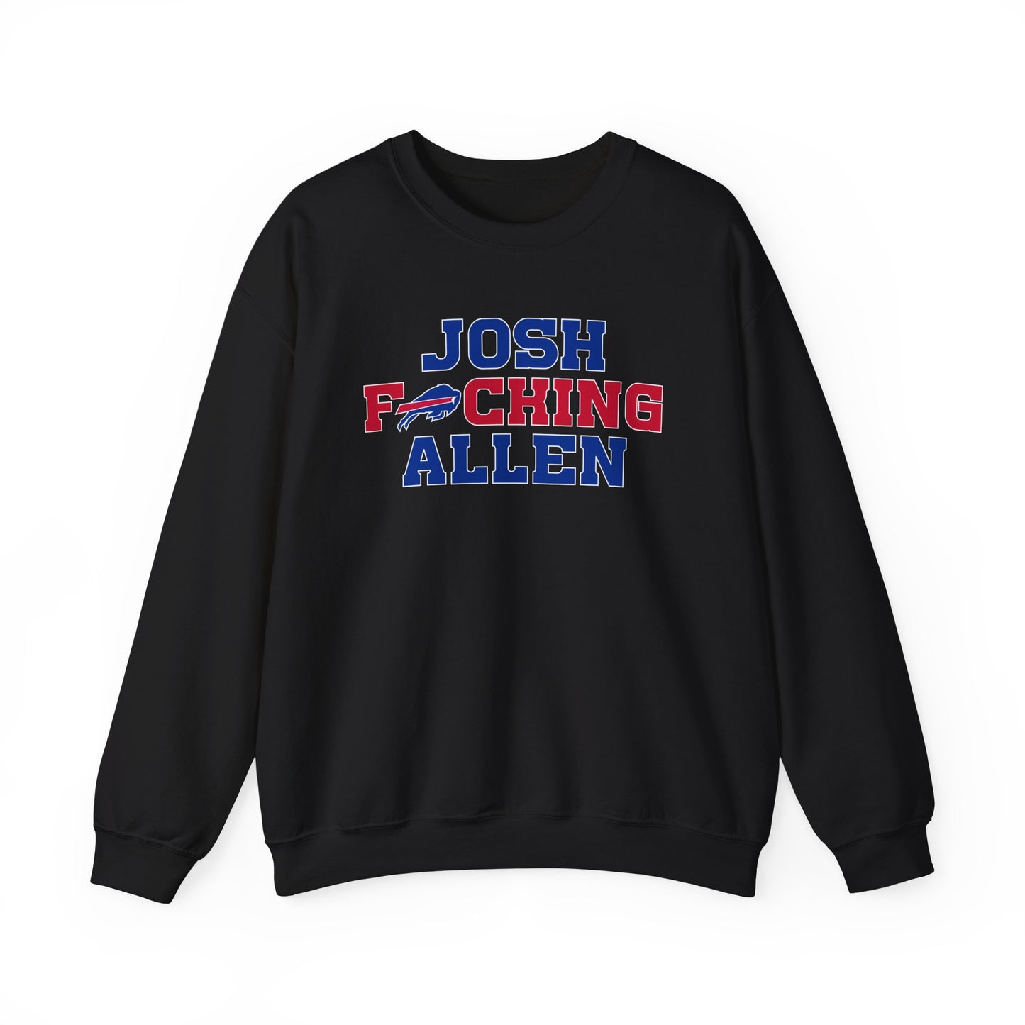 Josh Freaking Allen Bills Mafia #17 Buffalo Bills Football Crewneck Sweatshirt