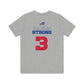 Be Like Three Hamlin Strong Solid #3 Red Buffalo Bills Tshirt