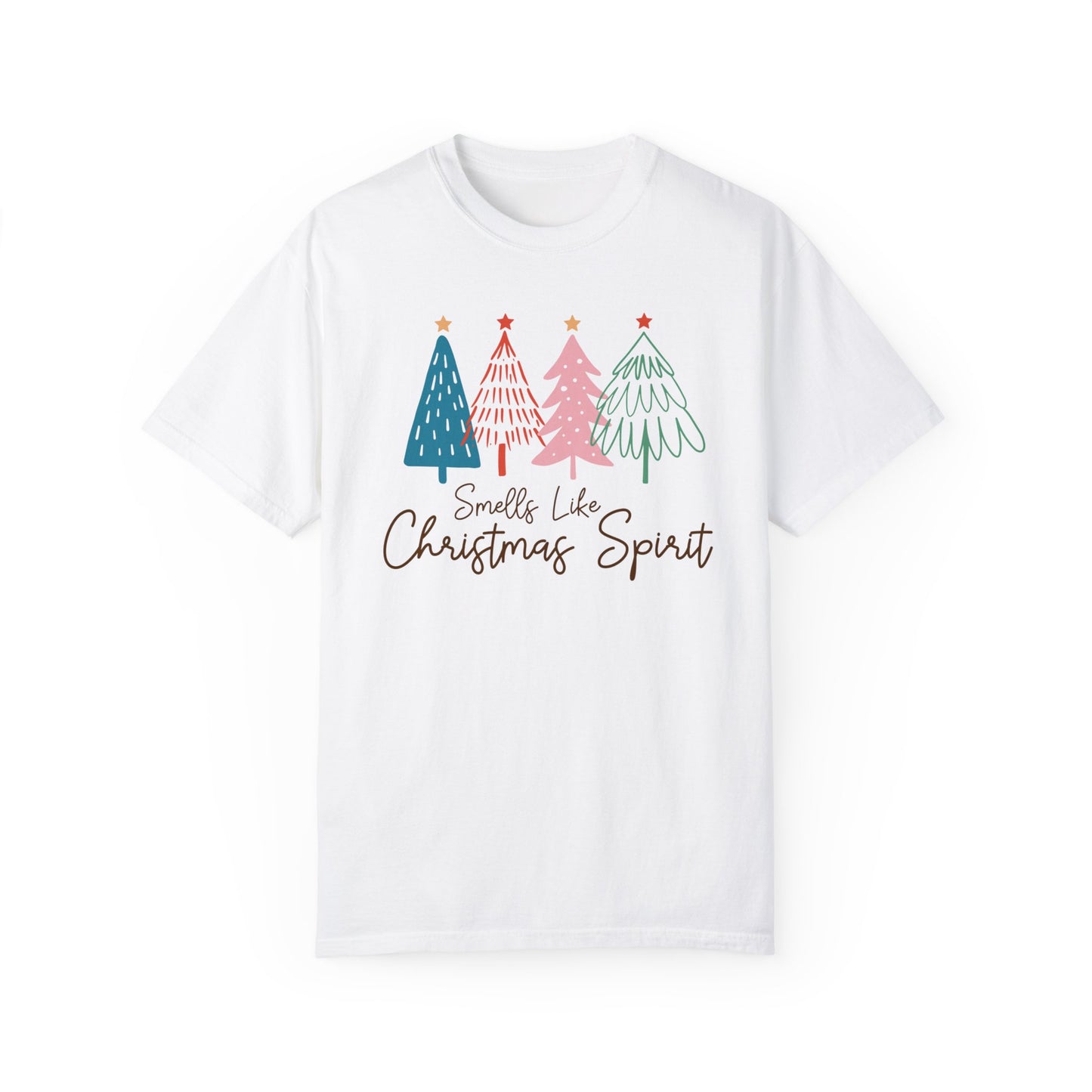 Smells Like Christmas Spirit Xmas Tree Tshirt