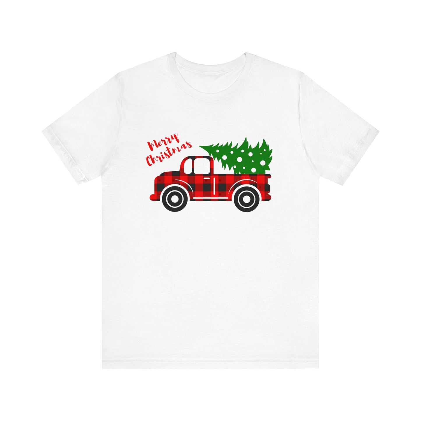 Merry Christmas Truck Retro Tshirt