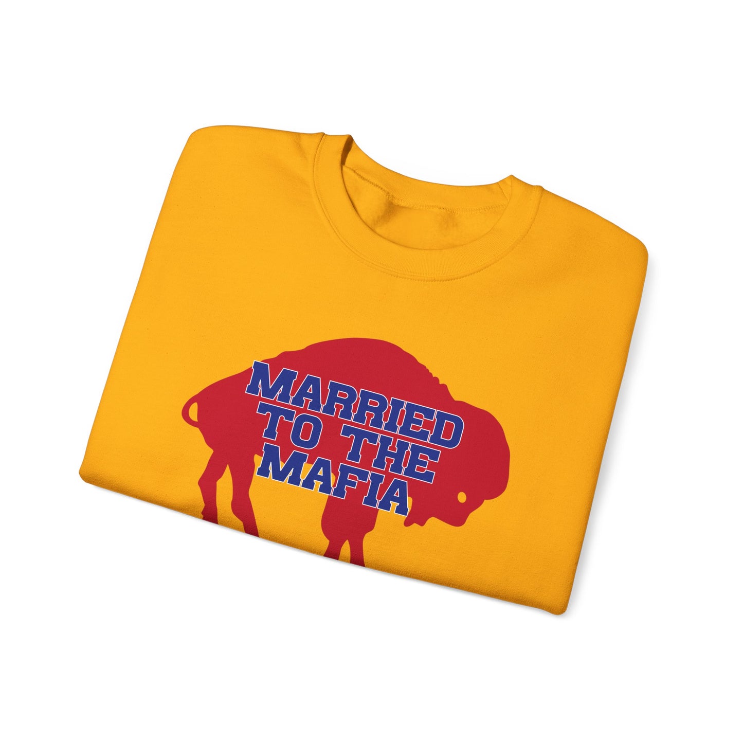 Married to the Mafia Buffalo Bills Football Crewneck Sweatshirt