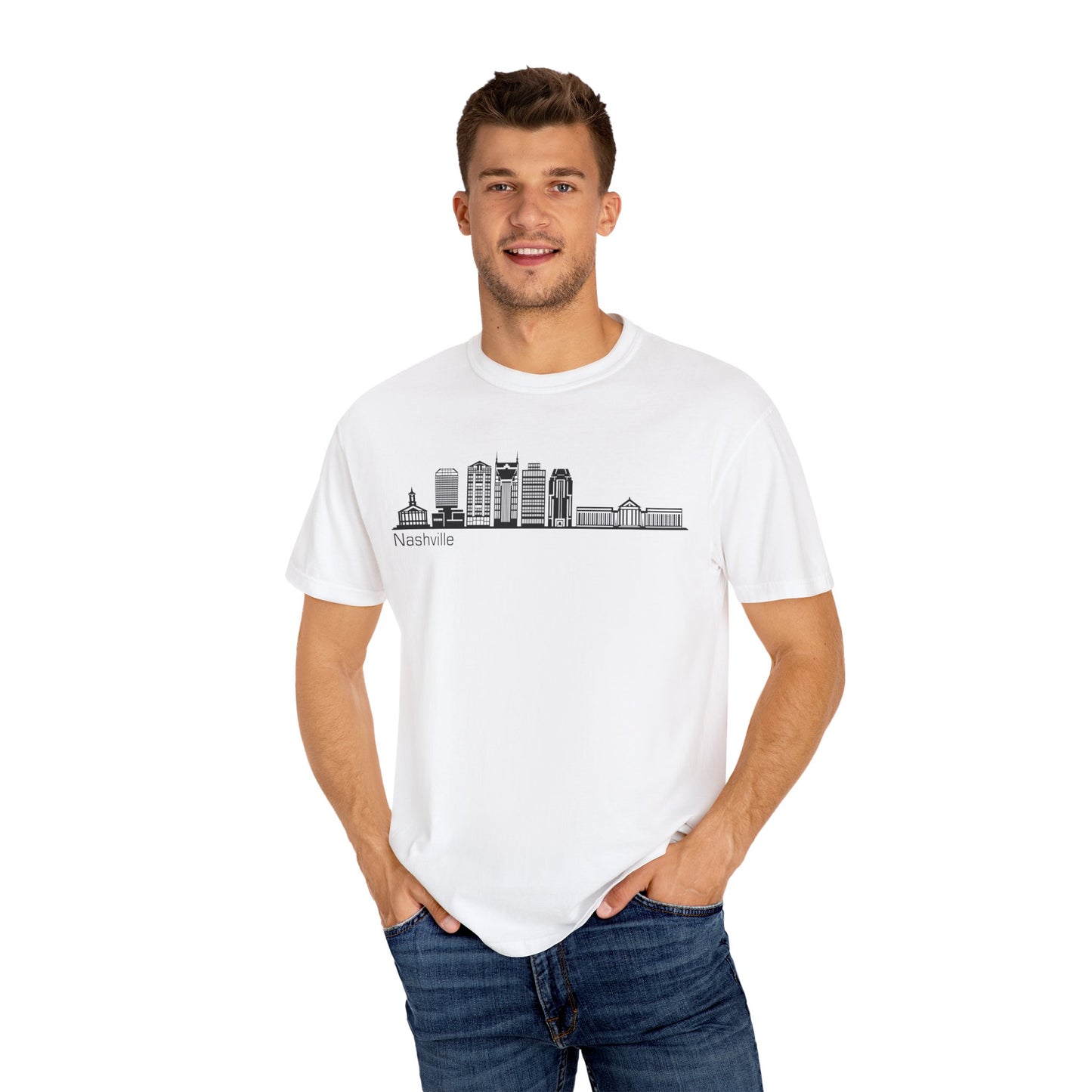 Simple Nashville Minimalist Skyline Tshirt