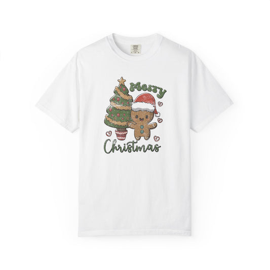 Cute Gingerbread Man Cookie Merry Christmas Tshirt