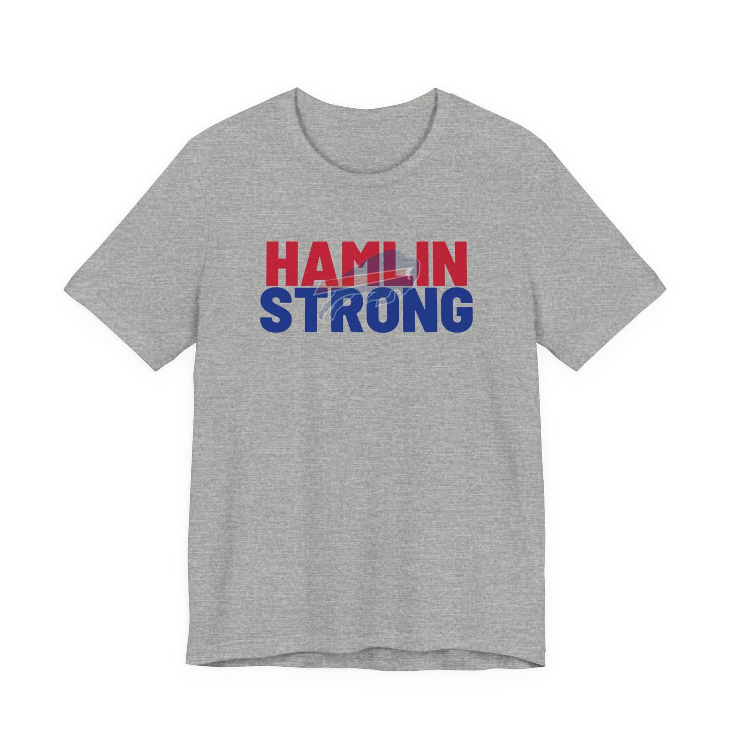 Hamlin Strong Damar Hamlin Buffalo Bills Logo #3 Unisex Jersey Short Sleeve Tee