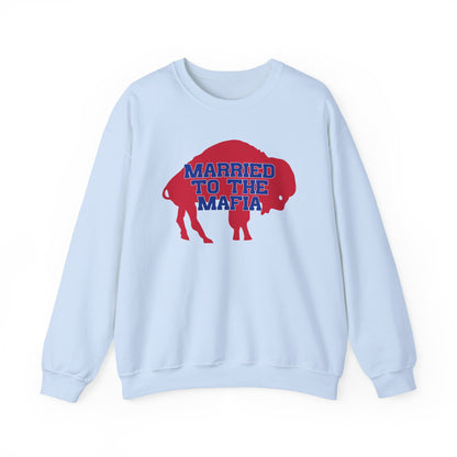 Married to the Mafia Buffalo Bills Football Crewneck Sweatshirt
