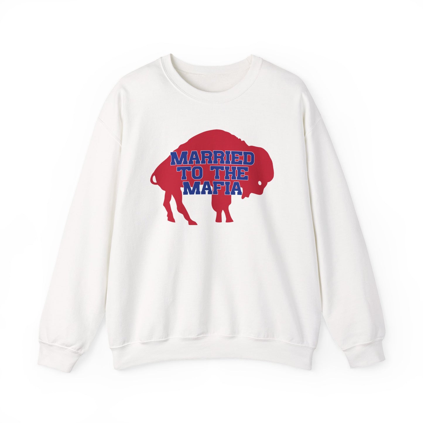 Married to the Mafia Buffalo Bills Football Crewneck Sweatshirt