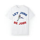 Hurdling Let Josh Be Josh/Bills Mafia w Logo on Back Two Sided Tshirt Bills Mafia Cool Font Buffalo Bills Josh Allen 17 Football Tshirt