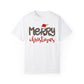 Merry Christmas Leopard Santa Hat Christmas Tshirt