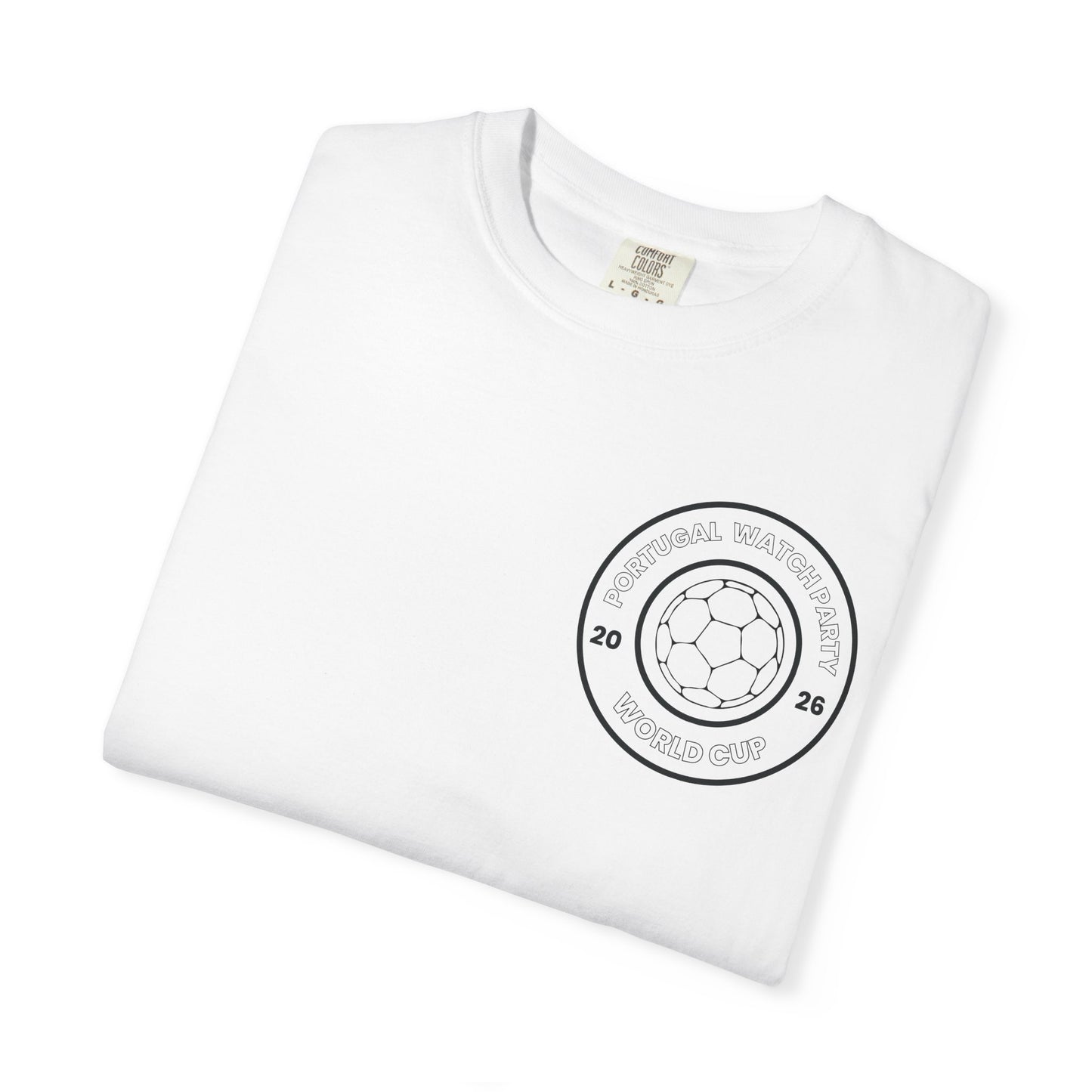 Portugal World Cup 2026 Watch Party T-Shirt | Soccer Fan Tee | Unisex (chest patch style)