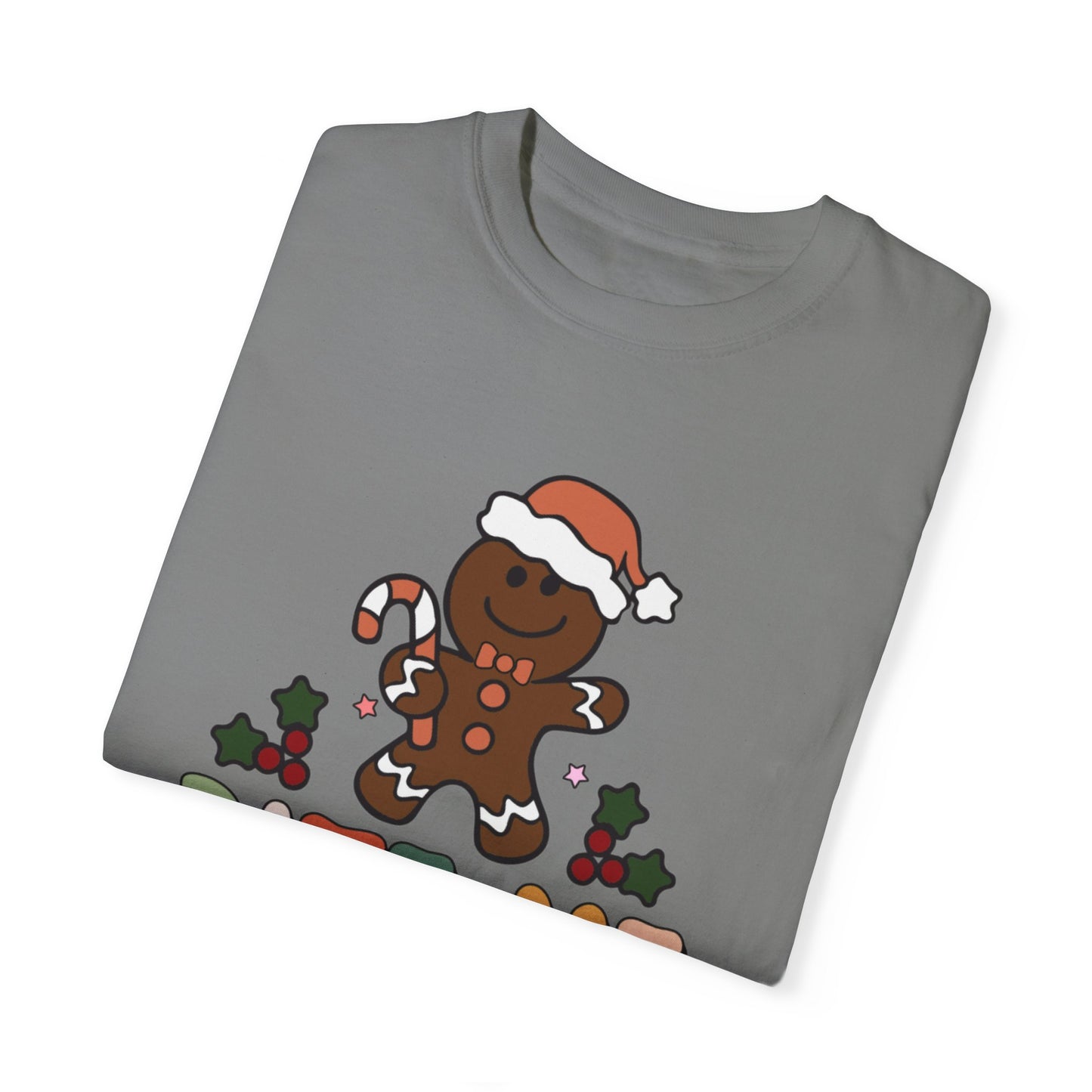 Bite Me Gingerbread Cookie Retro Christmas Tshirt