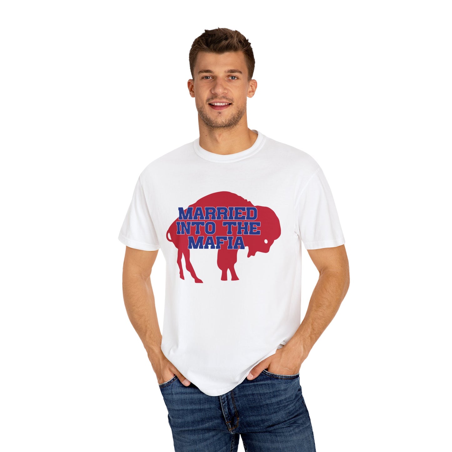 Married Into the Mafia Buffalo Bills Football Bills Mafia Tshirt