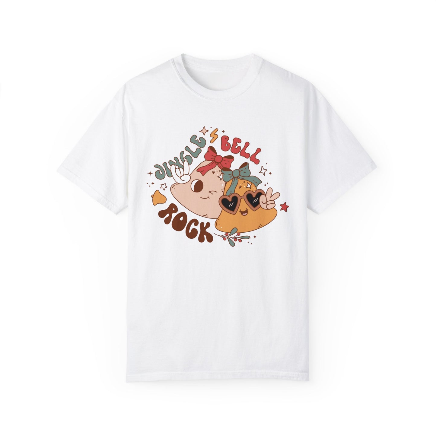 Jingle Bell Rock Groovy Christmas Retro Style TeeShirt