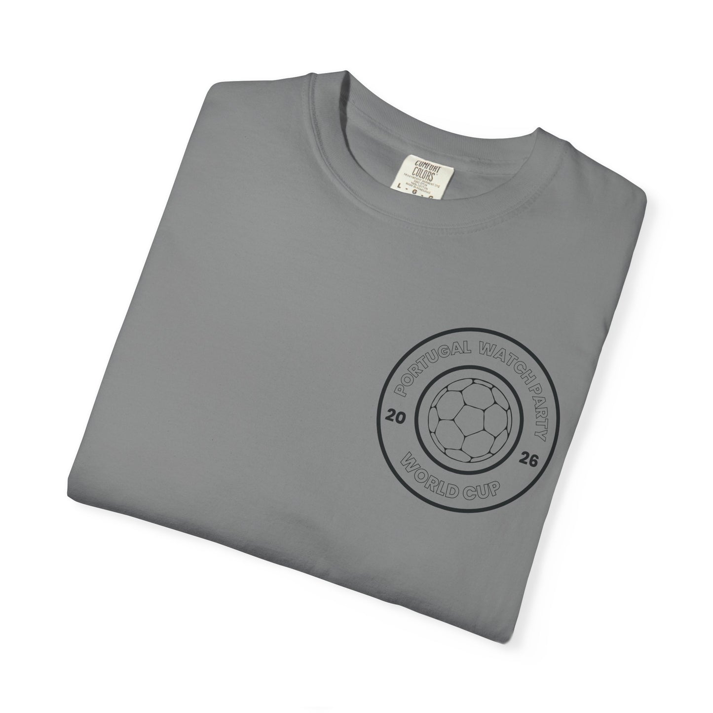 Portugal World Cup 2026 Watch Party T-Shirt | Soccer Fan Tee | Unisex (chest patch style)