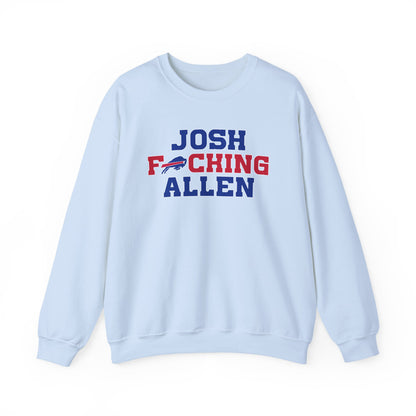 Josh Freaking Allen Bills Mafia #17 Buffalo Bills Football Crewneck Sweatshirt