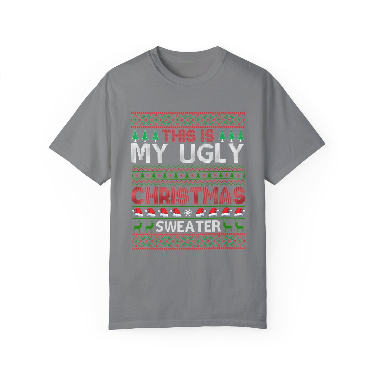 This is my Ugly Christmas Sweater Santa Tshirt