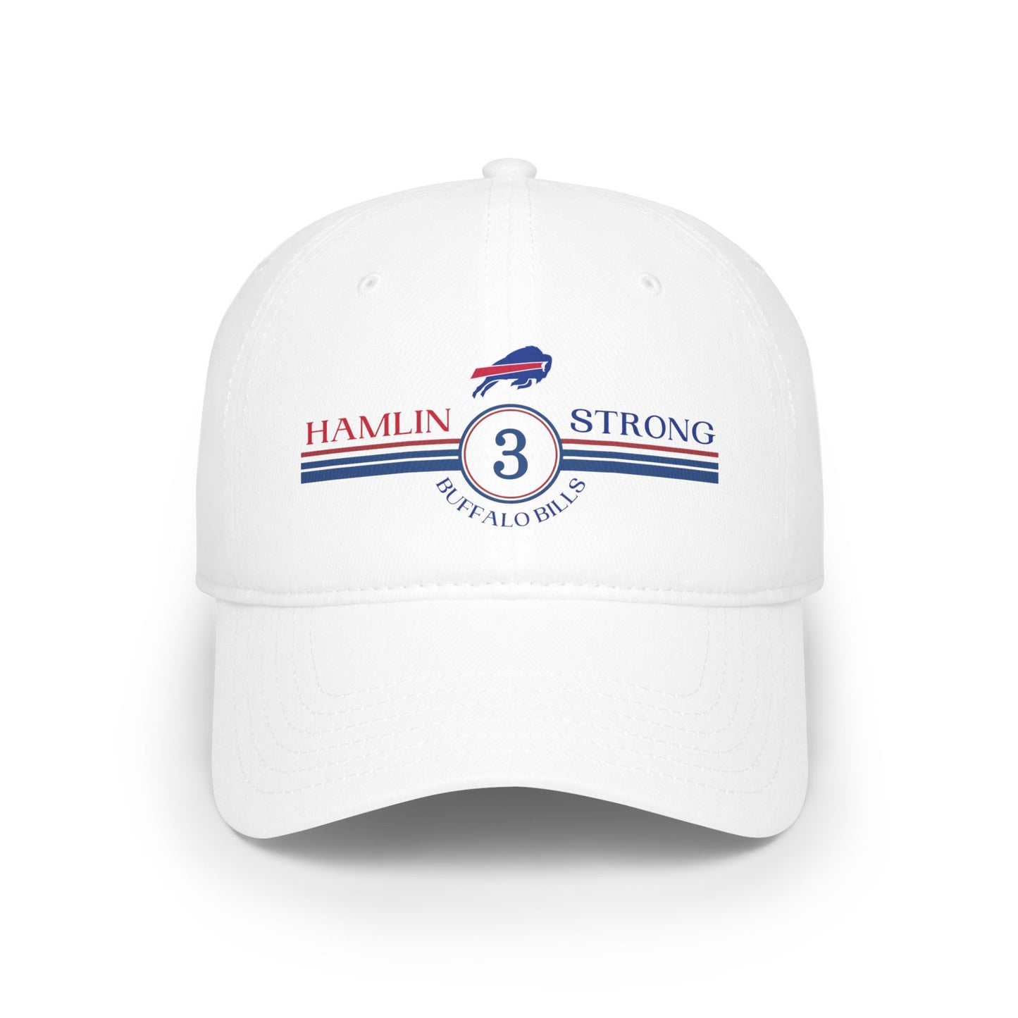 Hamlin Strong #3 Buffalo Bills Damar Hamlin Low Profile Baseball Cap