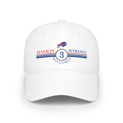 Hamlin Strong #3 Buffalo Bills Damar Hamlin Low Profile Baseball Cap
