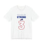 Hamlin Strong Damar Hamlin Buffalo Bills Logo #3 Unisex Jersey Short Sleeve Tee