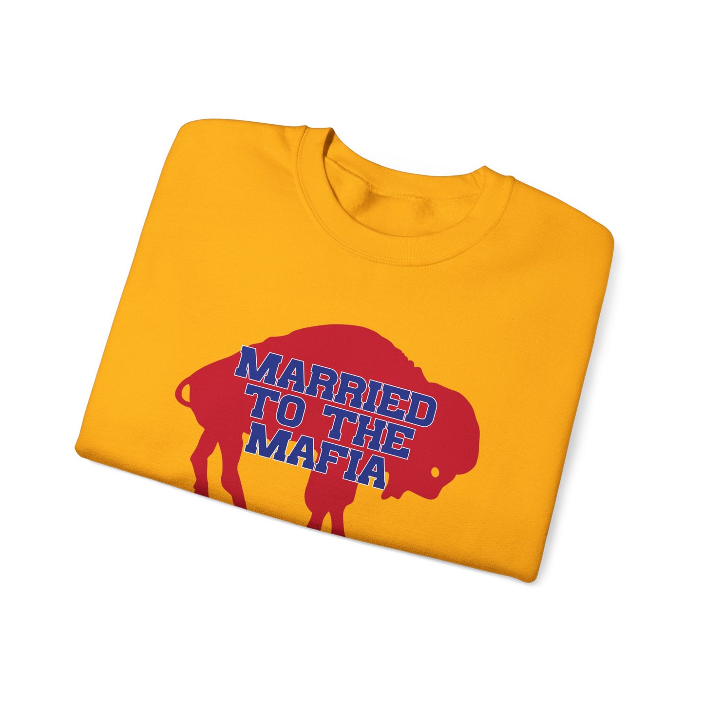 Married to the Mafia Buffalo Bills Football Crewneck Sweatshirt
