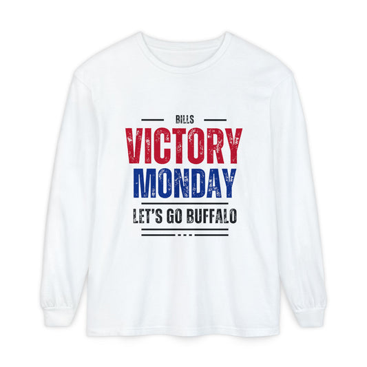 Buffalo Bills Victory Monday Where Else Would You Rather Be Unisex L Sleeve T