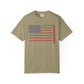 USA Hockey American Flag T-Shirt – Patriotic Ice Hockey Graphic Tee – Team USA Red White Blue Short Sleeve Fan Shirt