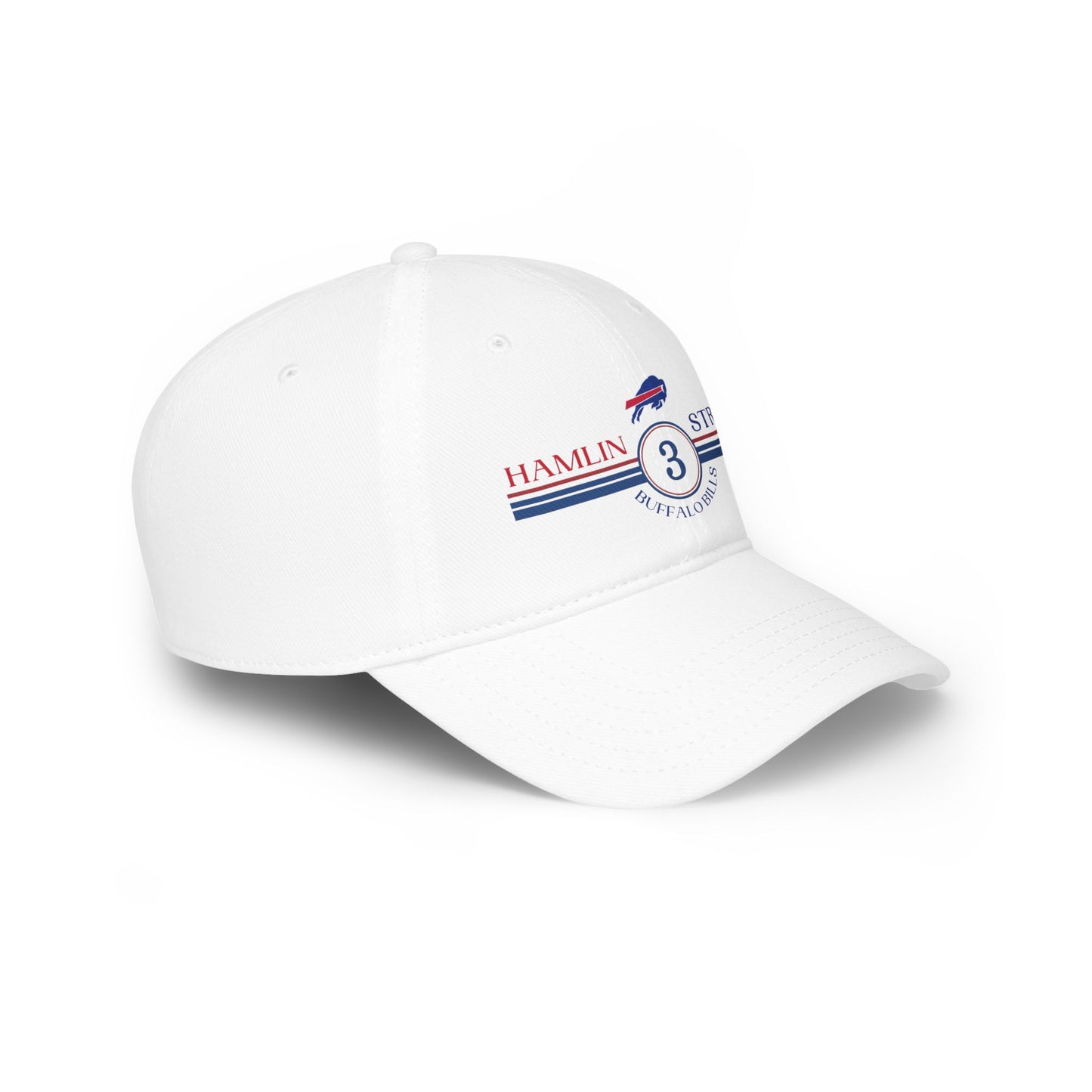 Hamlin Strong #3 Buffalo Bills Damar Hamlin Low Profile Baseball Cap