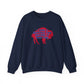 I Was a Buffalo Fan Before it was Cool Retro Red Logo Bills Mafia Football Crewneck Sweatshirt