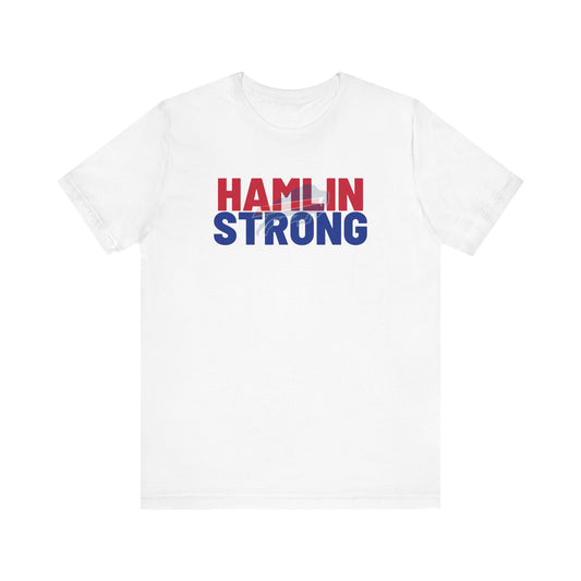 Hamlin Strong Damar Hamlin Buffalo Bills Logo #3 Unisex Jersey Short Sleeve Tee