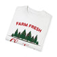 Plaid Farm Fresh Christmas Trees Tshirt