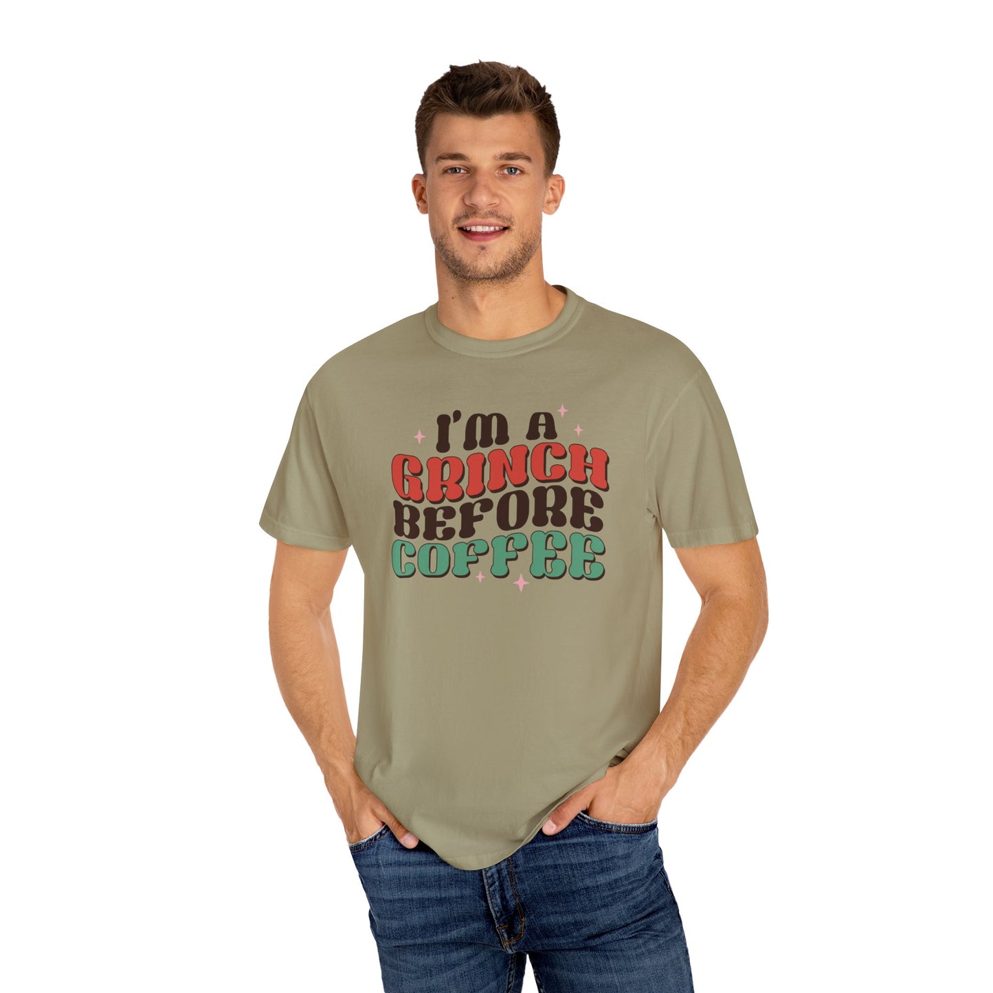 I'm a Grinch Before Coffee Christmas TeeShirt