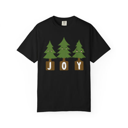 Joy Christmas Trees Cute Christmas Tshirt
