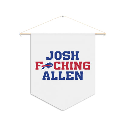 Josh Freaking Allen Buffalo Bills Logo Bills Mafia Fan Pennant