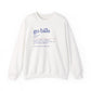 Go Bills Phonetic Spelling Fan Art Buffalo Bills Football Crewneck Sweatshirt
