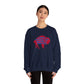 I Was a Buffalo Fan Before it was Cool Retro Red Logo Bills Mafia Football Crewneck Sweatshirt