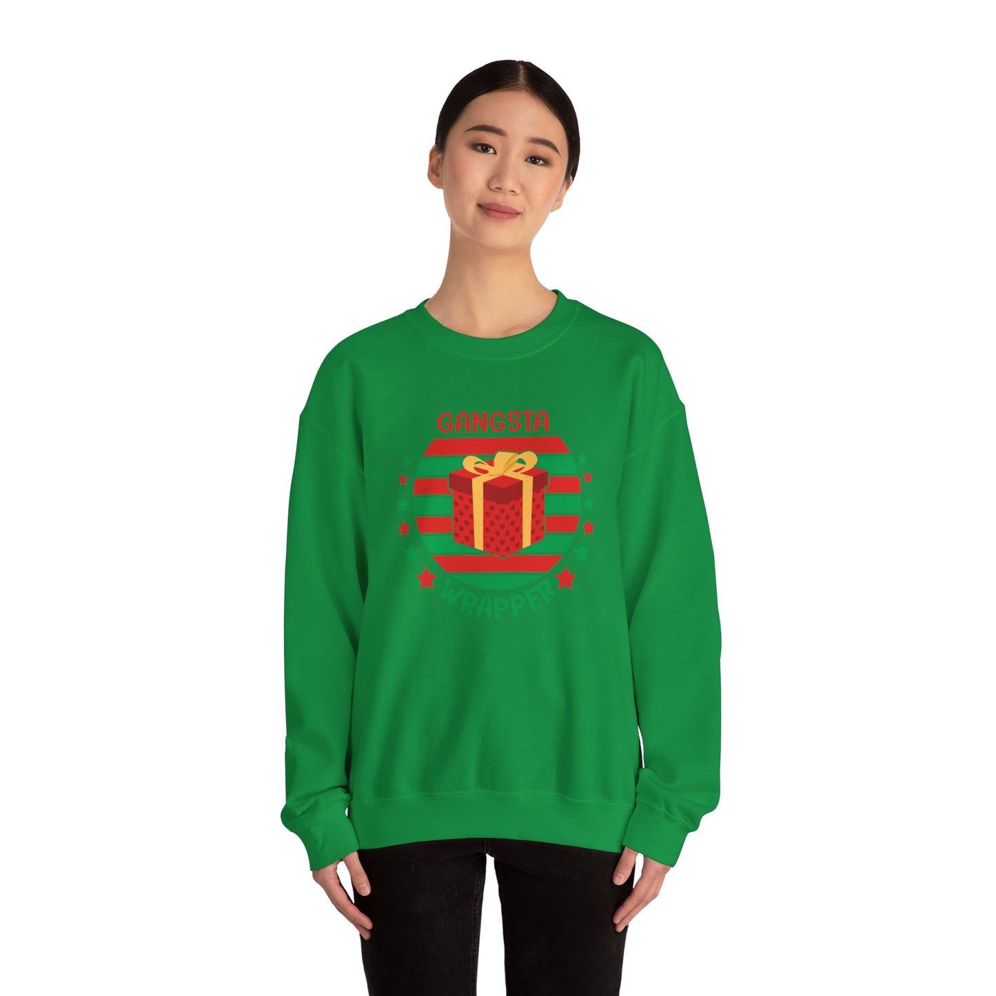 Gangsta Wrapper Cute Funny Christmas Sweatshirt