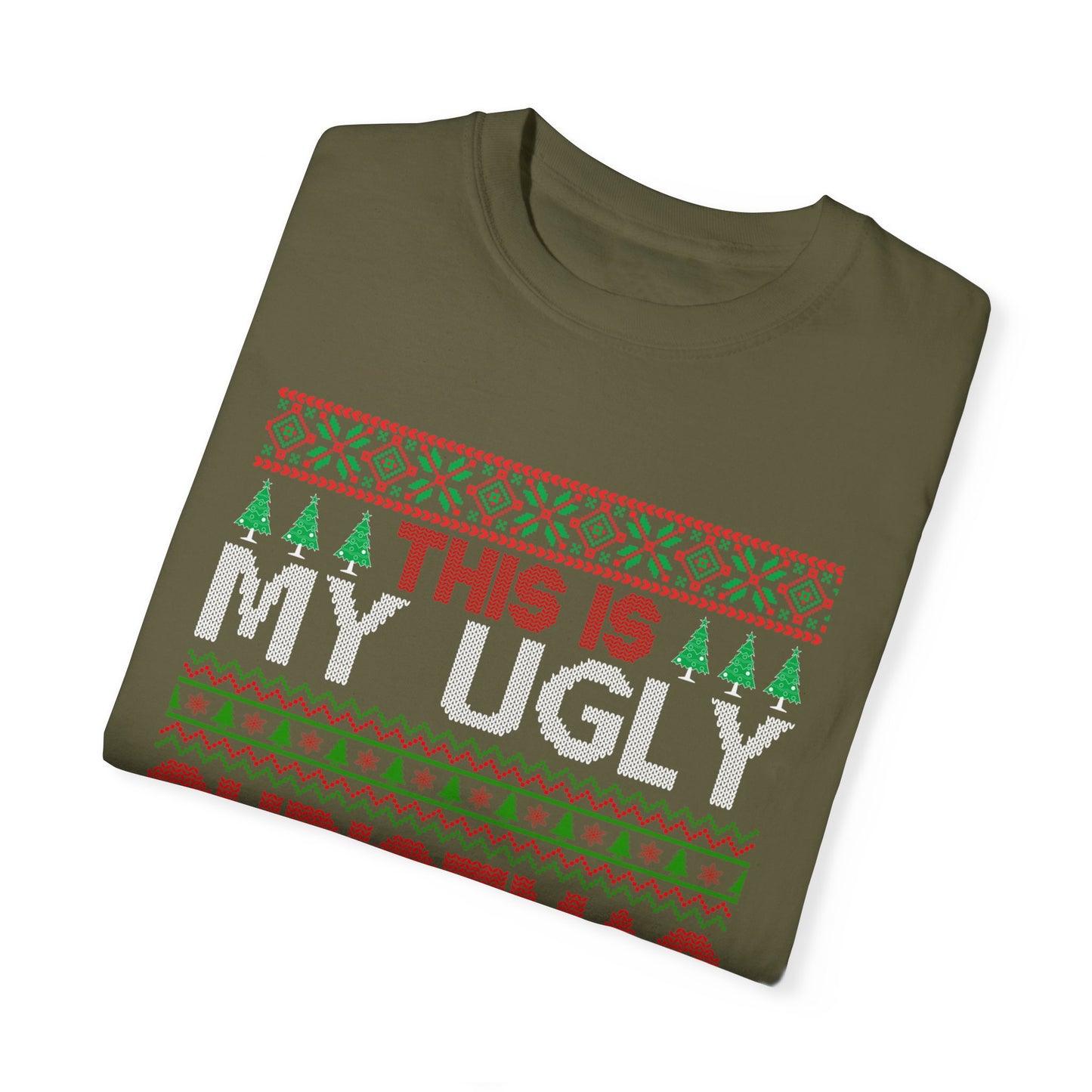 This is my Ugly Christmas Sweater Santa Tshirt