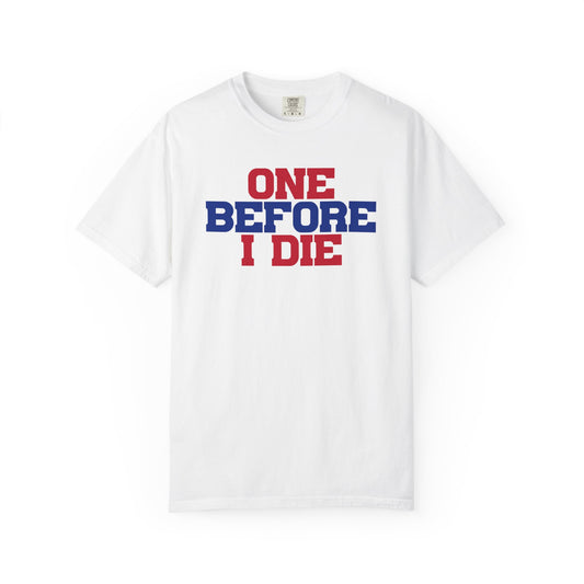 Win One Before I Die Buffalo Bills Playoff Tshirt