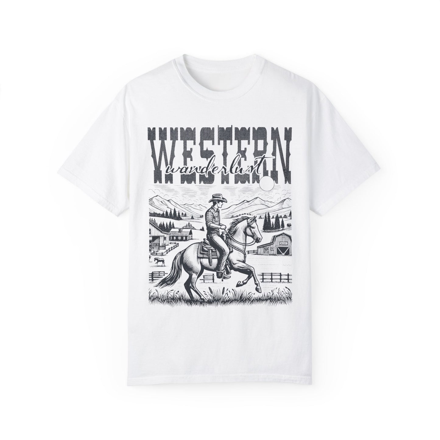 Tshirt Cowboys Cowboy Vintage Style Tshirt Western Cool