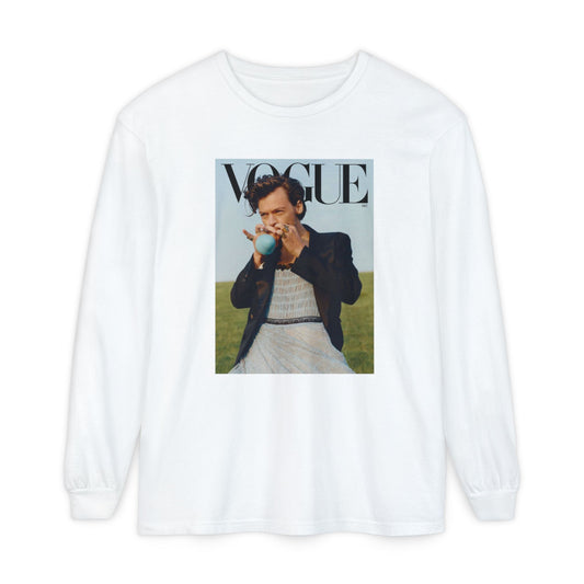 Harry Styles Long Sleeve T-Shirt – Rare Fan Merch, Ultra Soft, Must-Have for Stylers