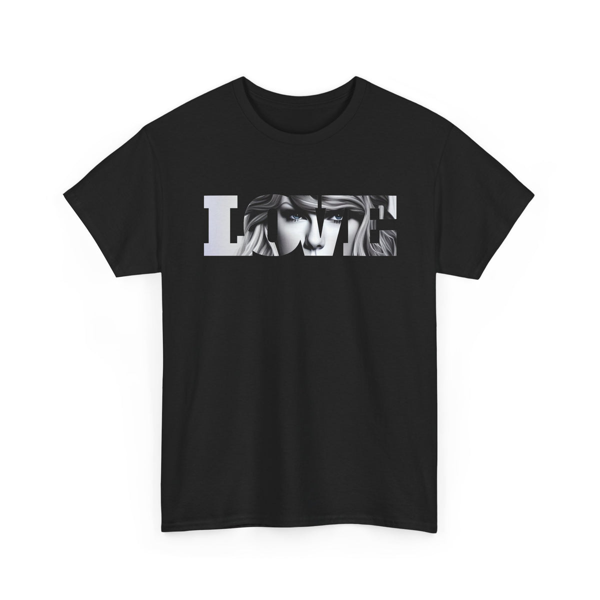 LOVE Graphic Tee – Romantic Black T-Shirt