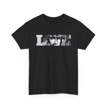 LOVE Graphic Tee – Romantic Black T-Shirt
