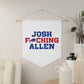 Josh Freaking Allen Buffalo Bills Logo Bills Mafia Fan Pennant