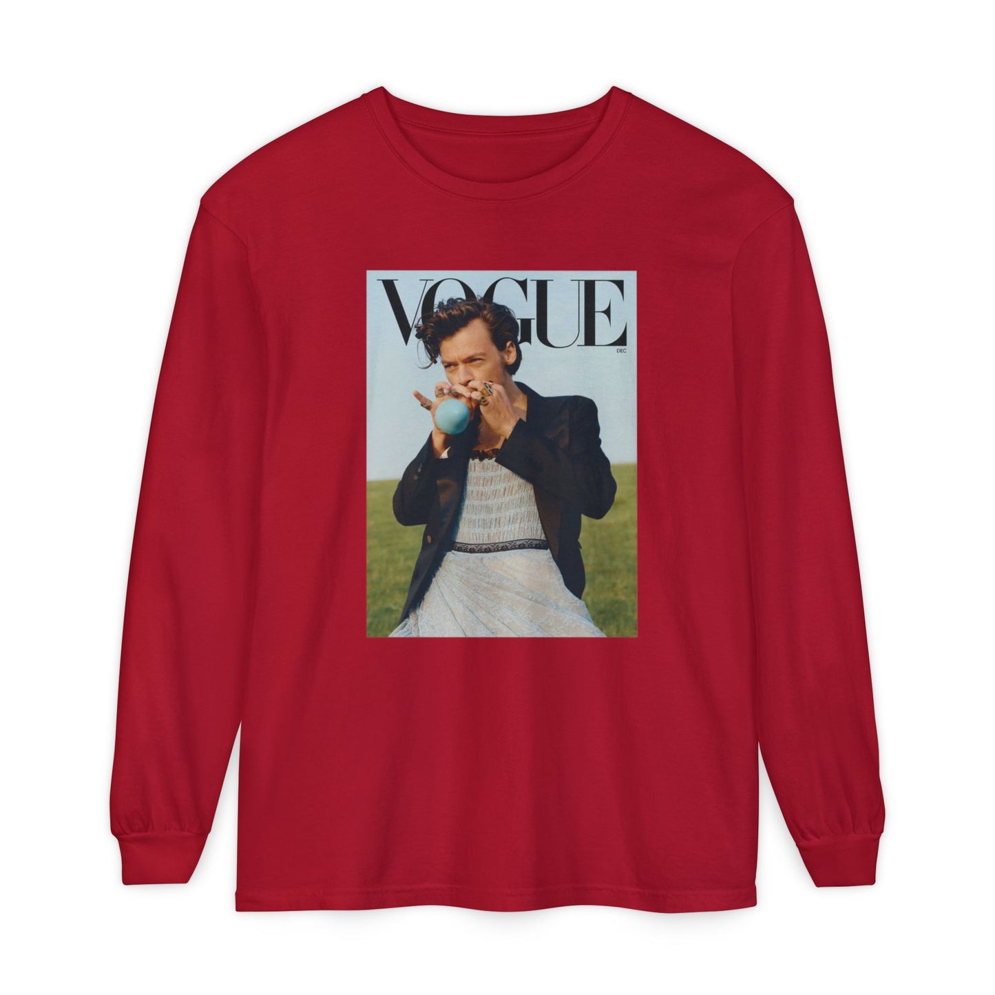 Harry Styles Long Sleeve T-Shirt – Rare Fan Merch, Ultra Soft, Must-Have for Stylers