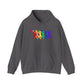 Womens Basketball Rainbow Silhouette Shooter Pride Hooded Sweatshirt